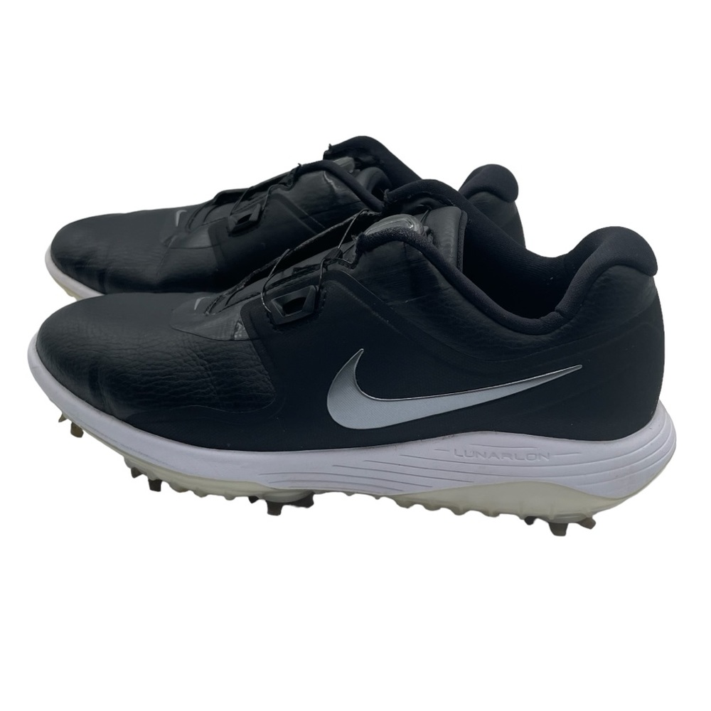 Nike Men’s Black Golf Shoes with White Swoosh